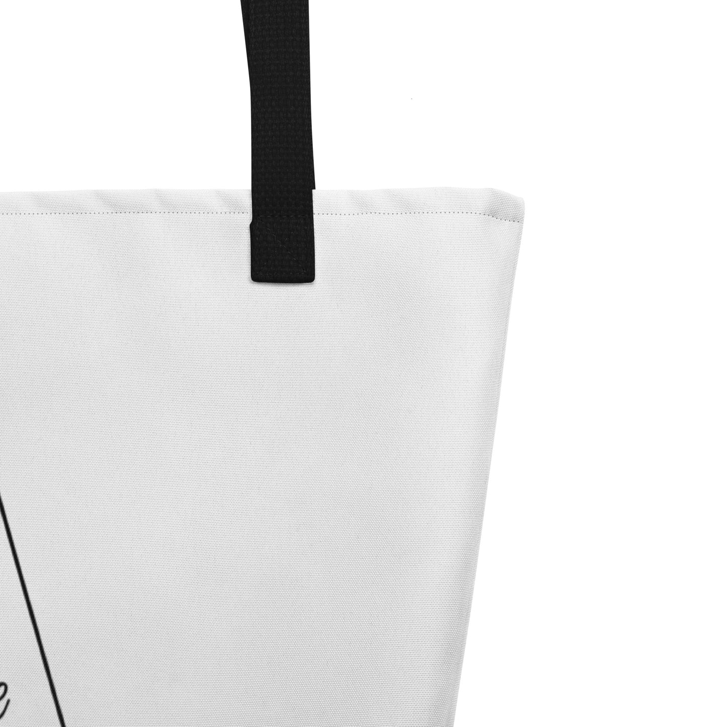 Just a Tennessee Girl in an Alabama World Large Tote Bag