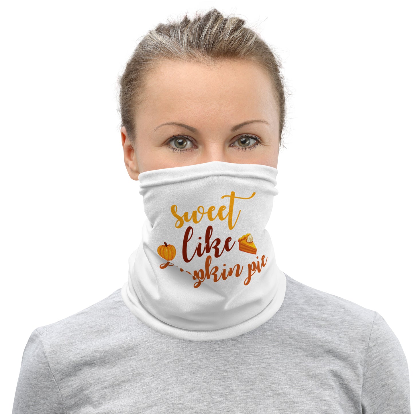 Sweet Like Pumpkin Pie Neck Gaiter