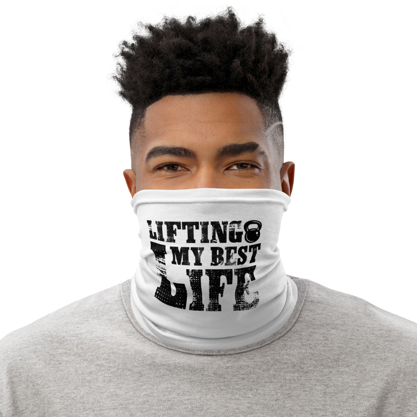 Lifting My Best Life Neck Gaiter