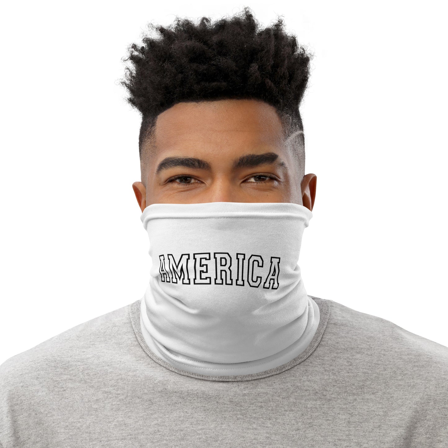 America Varsity Letters Neck Gaiter