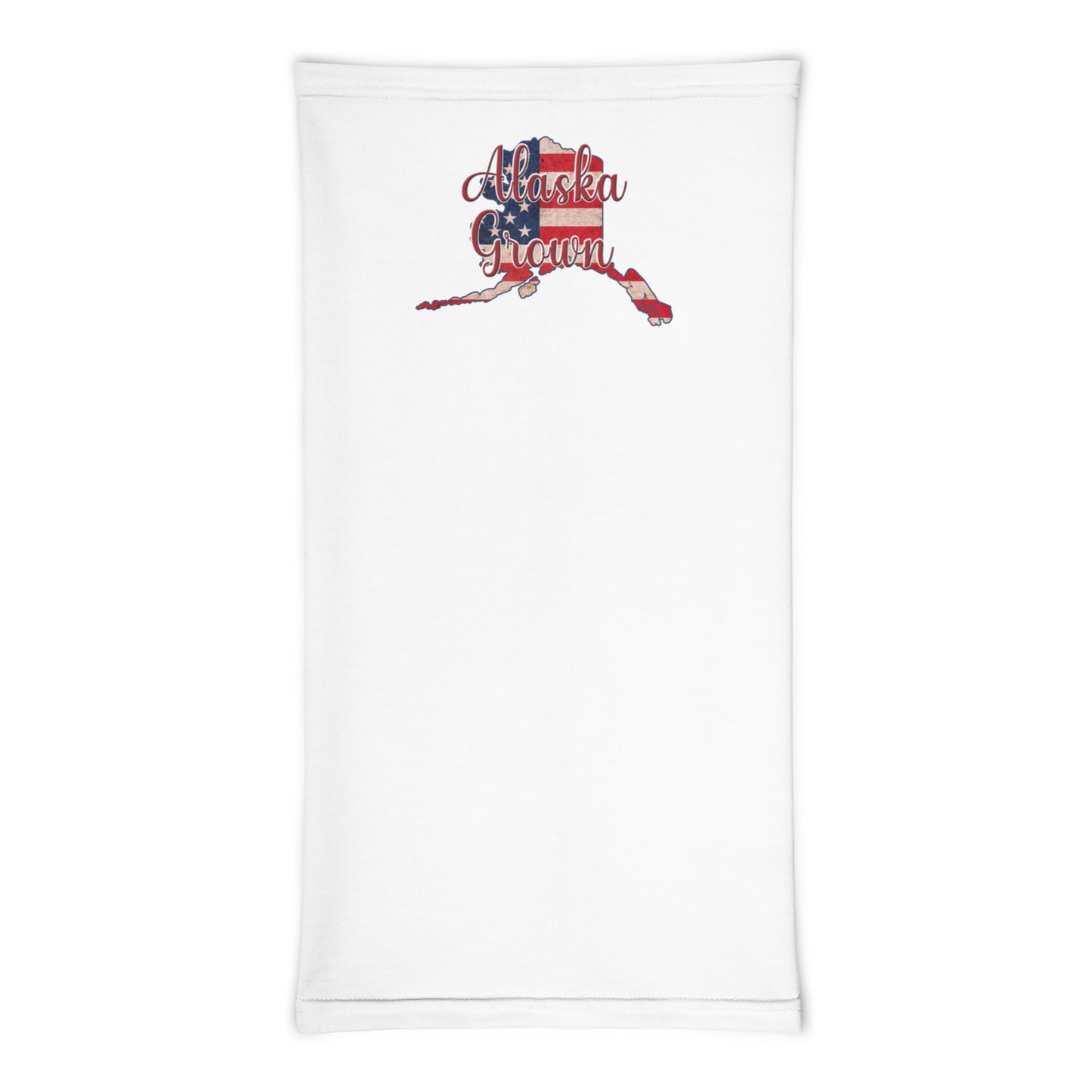 Alaska Grown US Flag Neck Gaiter