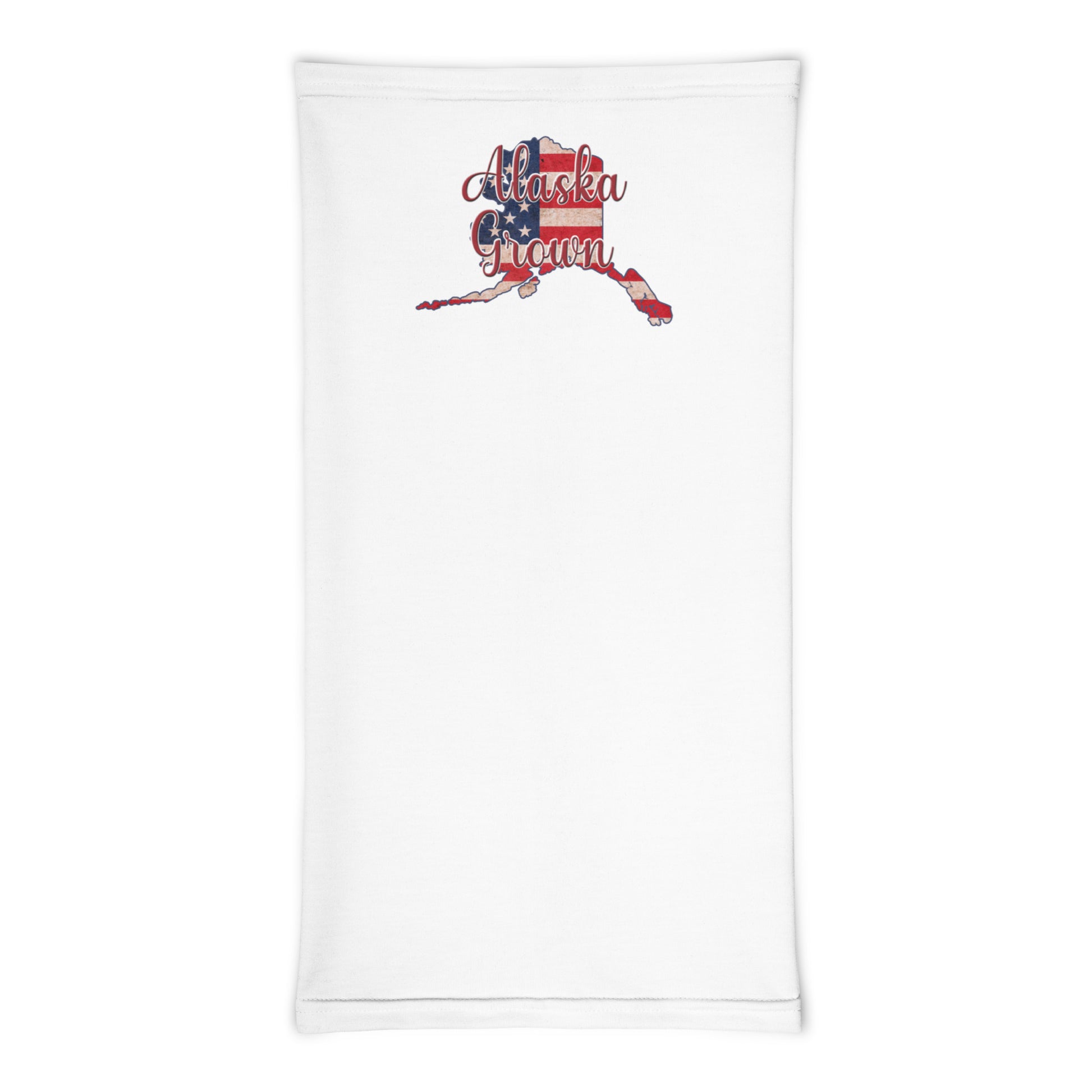 Alaska Grown US Flag Neck Gaiter