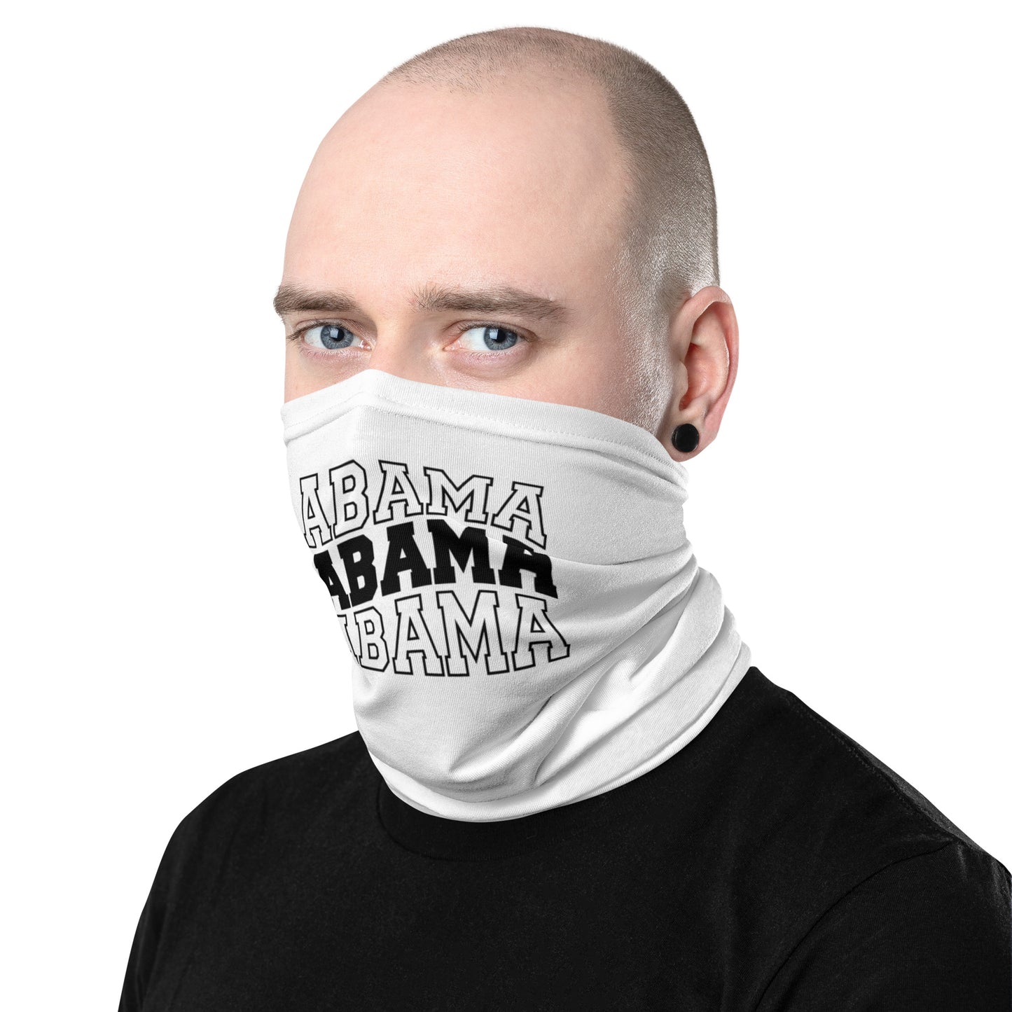 Alabama Wavy Letters Neck Gaiter