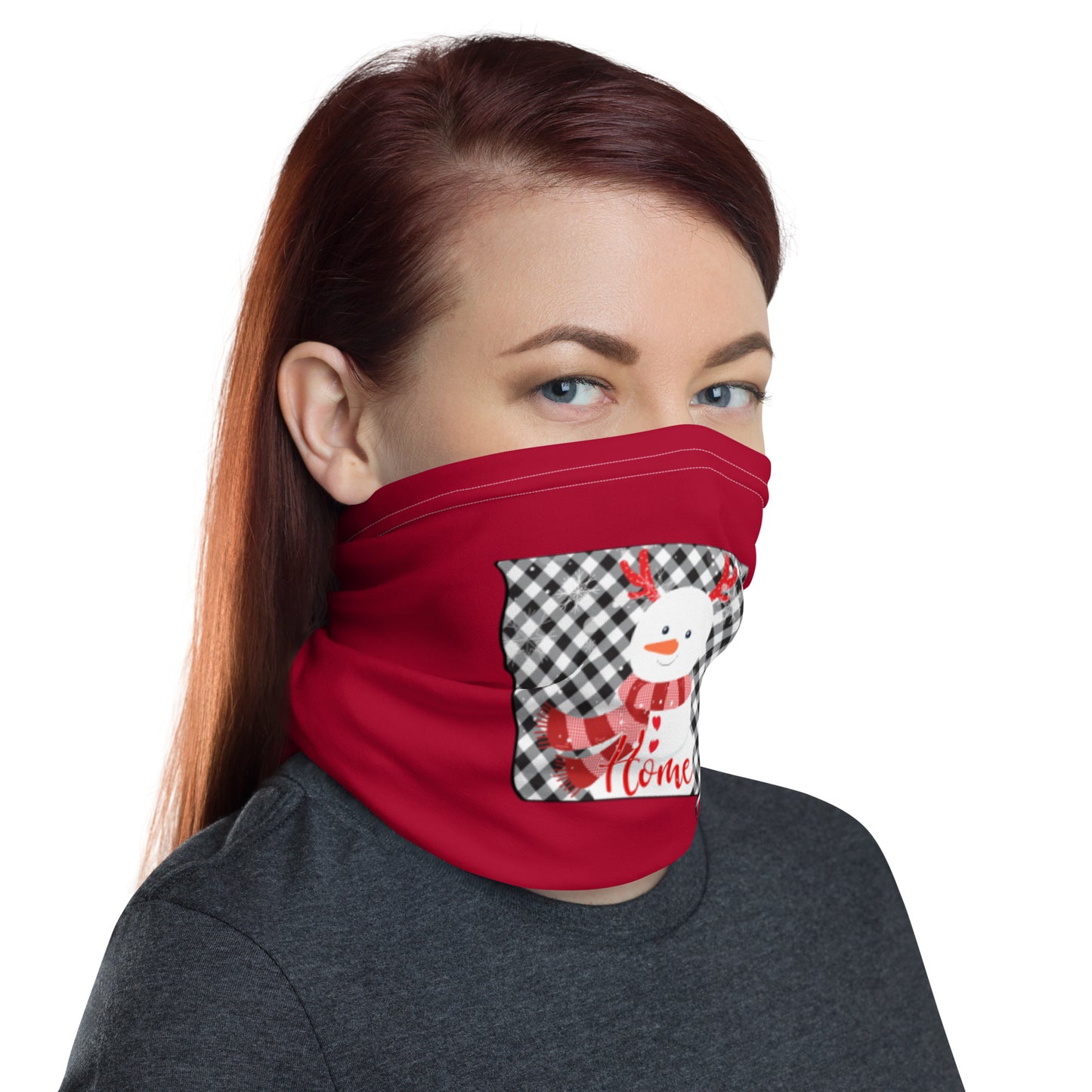 Iowa Gingham Neck Gaiter Neck Gaiter