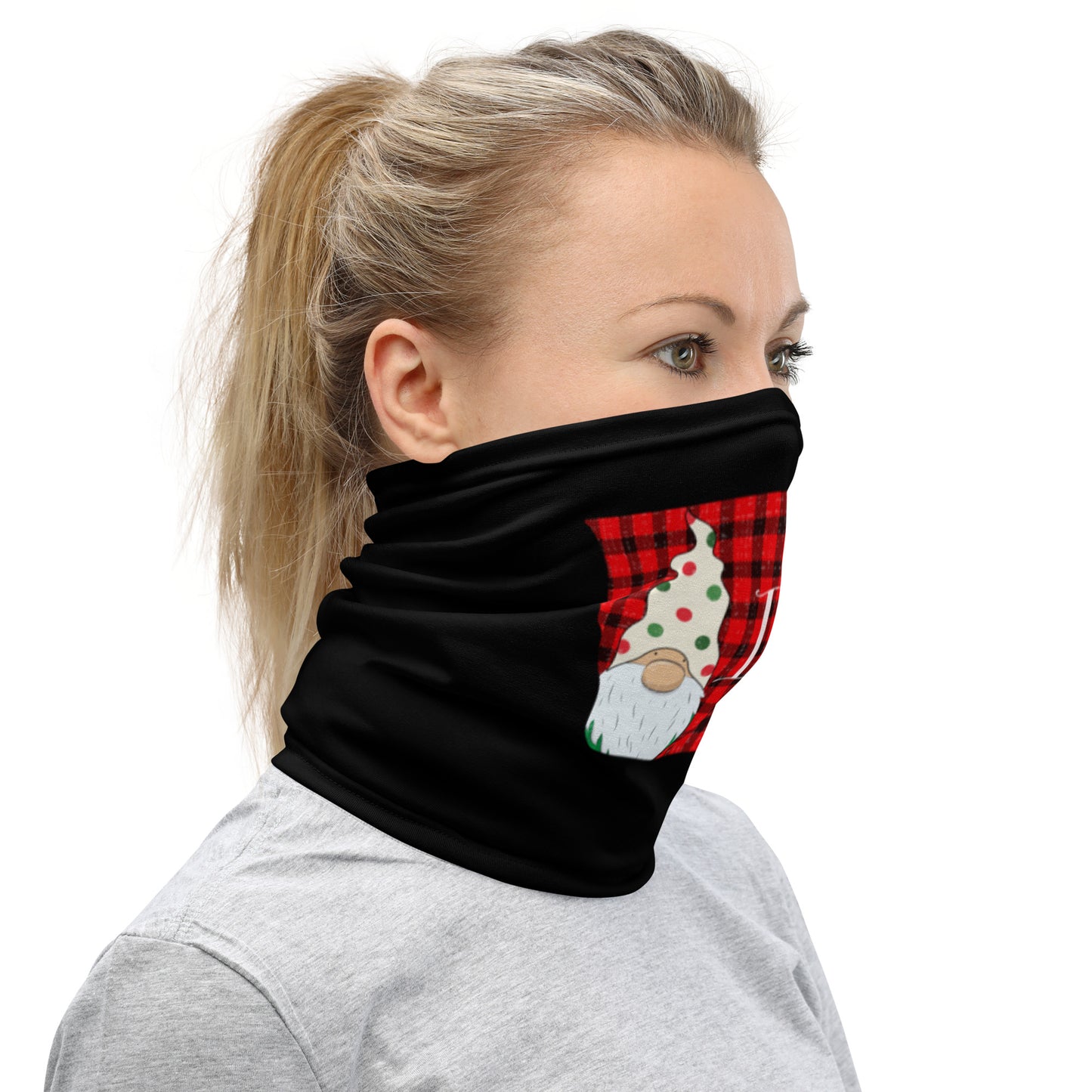 Iowa Plaid Gnome Neck Gaiter