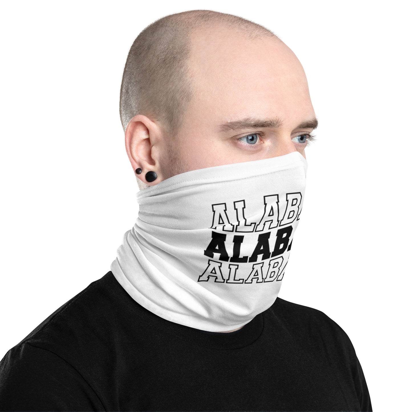 Alabama Wavy Letters Neck Gaiter