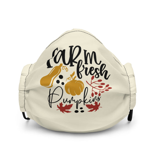 Farm Fresh Pumpkins Premium face mask
