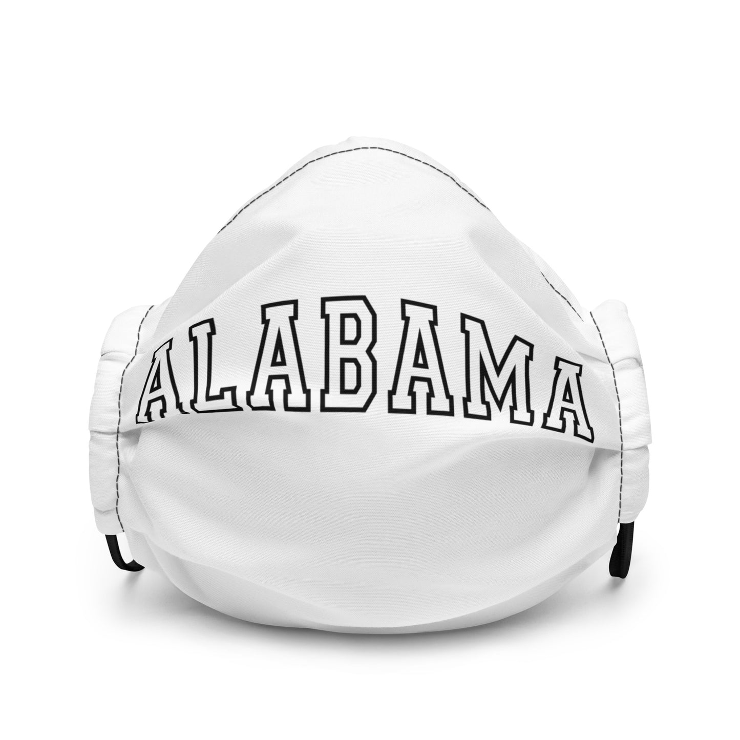 Alabama Varsity Letters Premium face mask