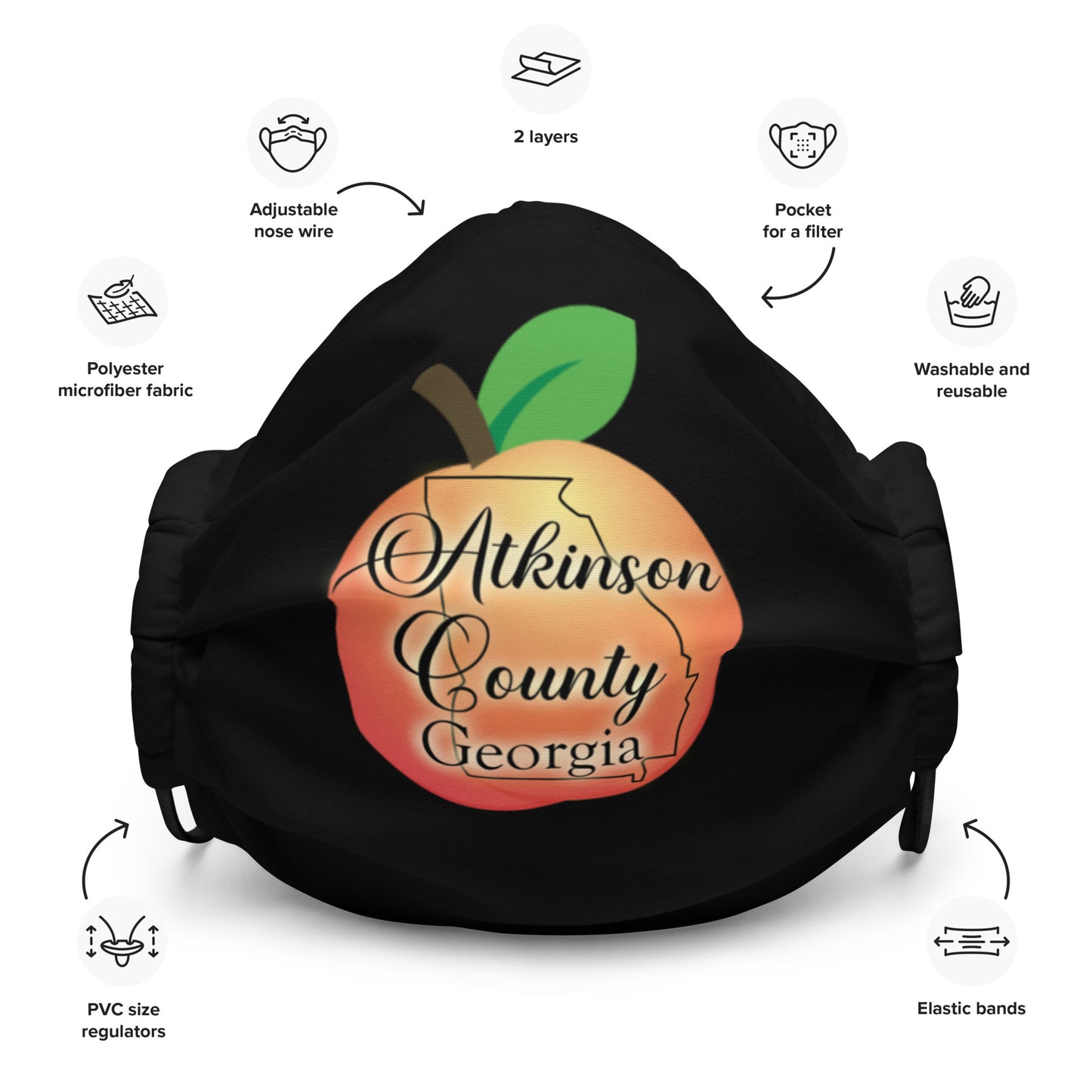Atkinson County Georgia Premium face mask