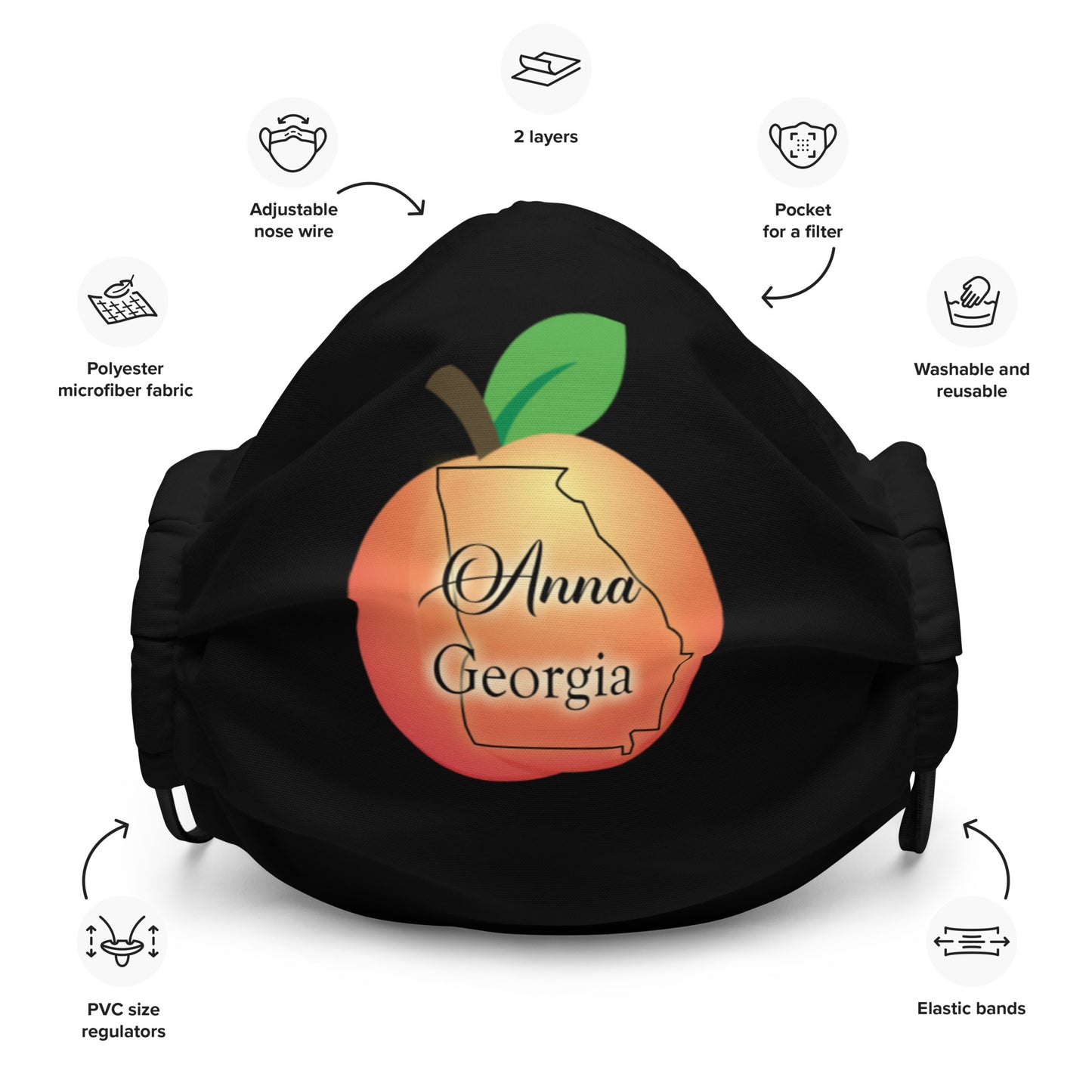 Anna Georgia Premium face mask