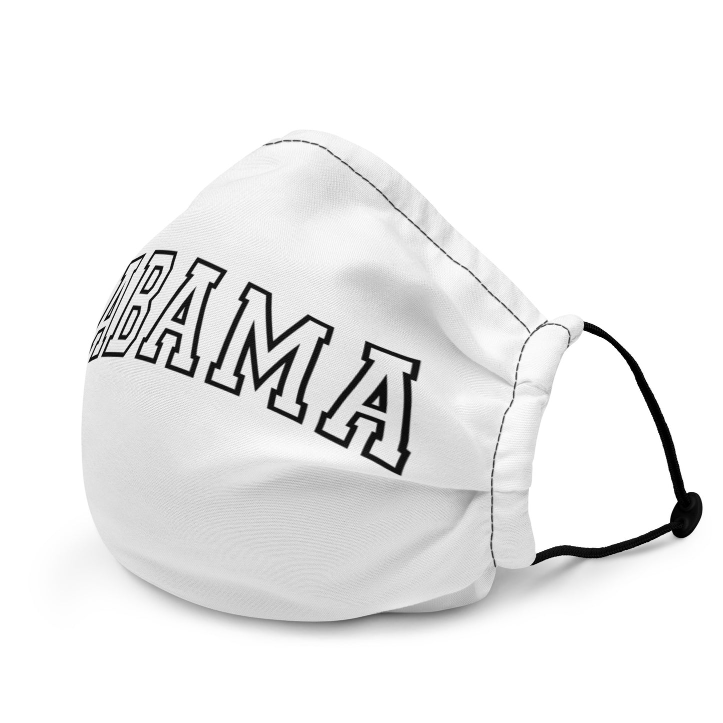 Alabama Varsity Letters Premium face mask