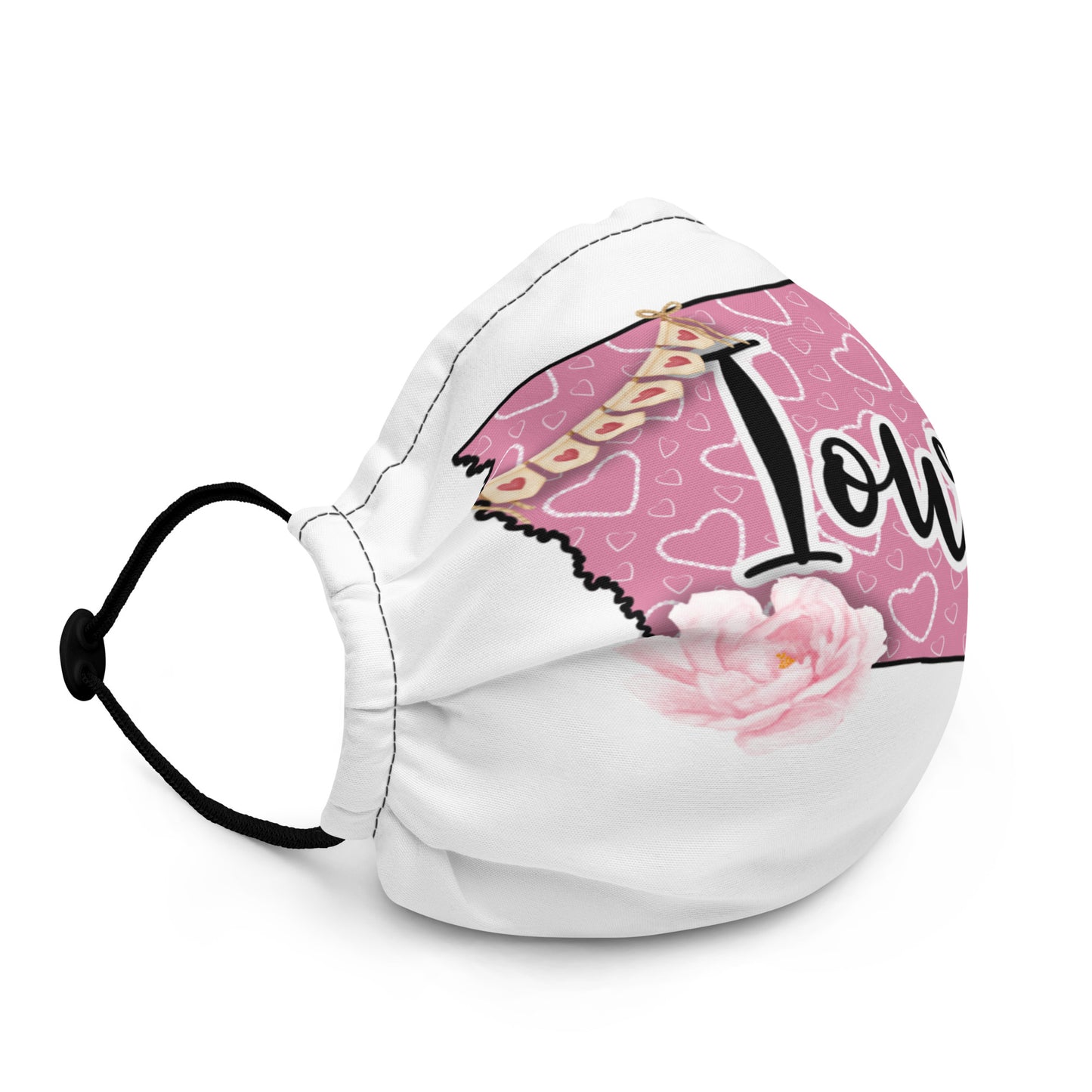 Iowa Valentine Premium face mask