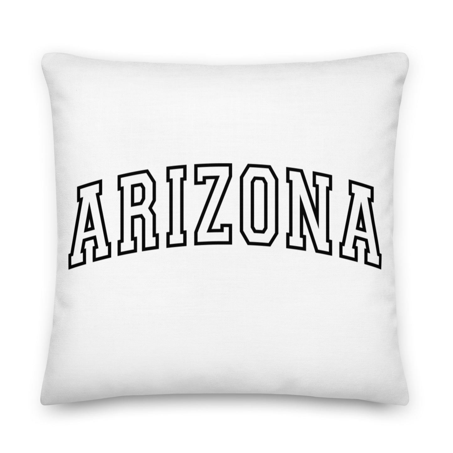 Arizona Varsity Letter Throw Pillow