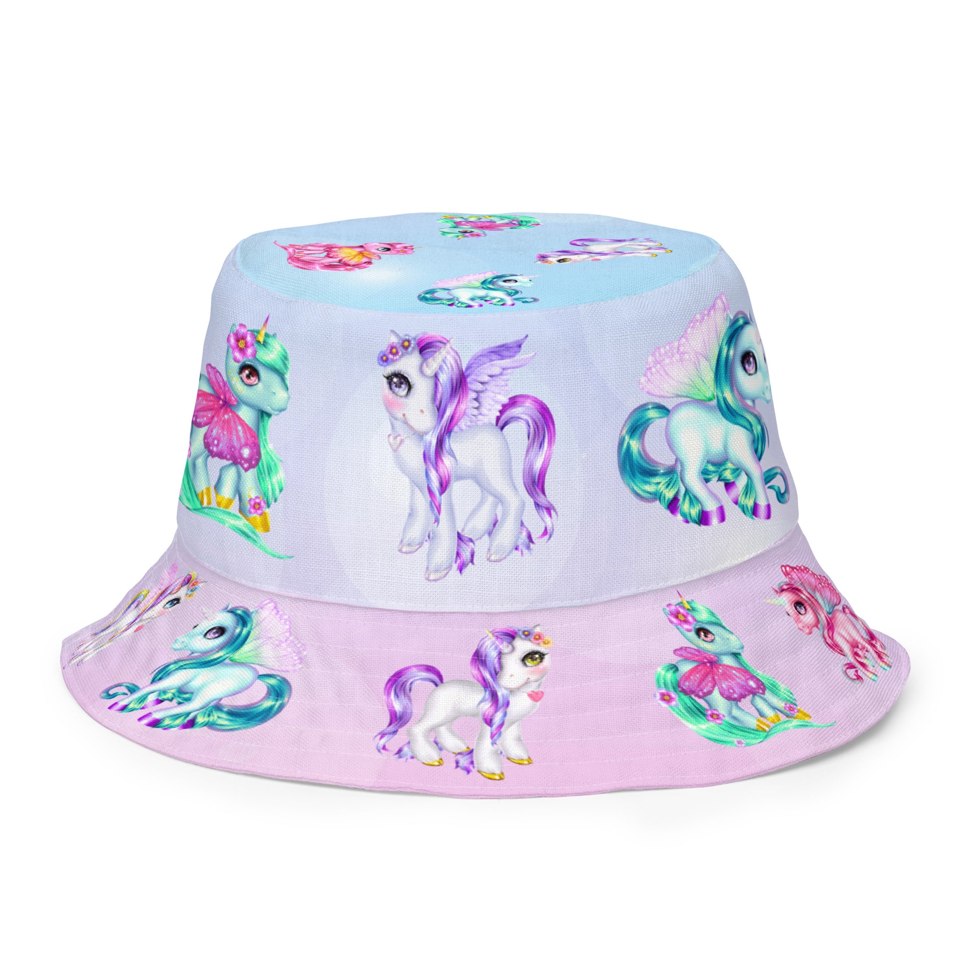 Unicorn Reversible bucket hat