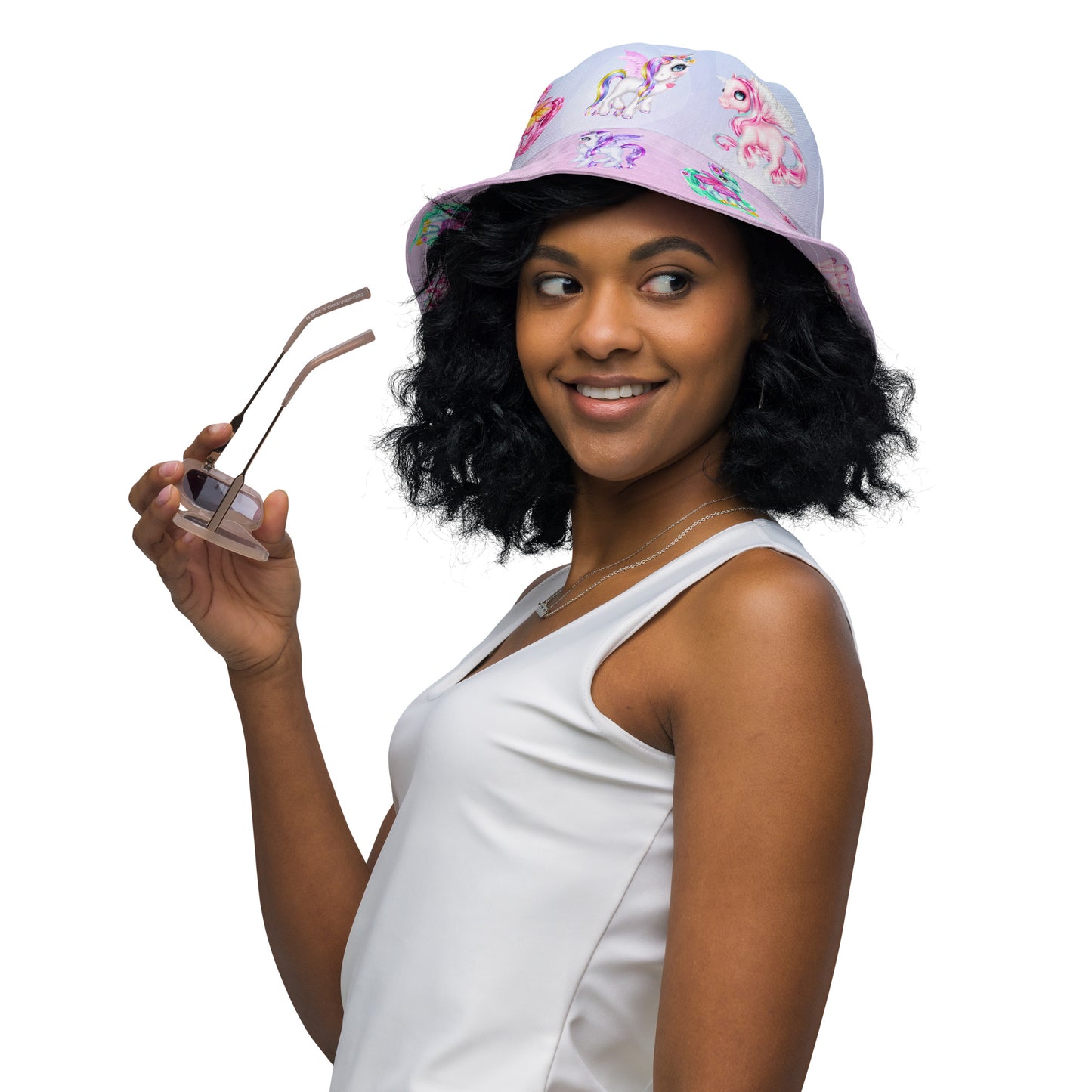 Unicorn Reversible bucket hat
