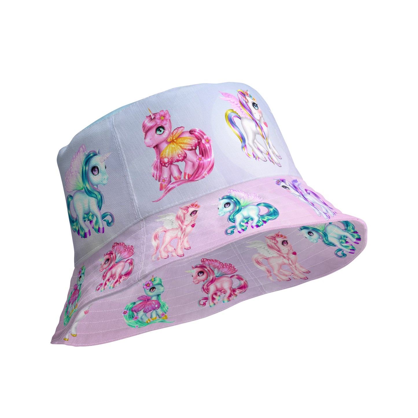Unicorn Reversible bucket hat