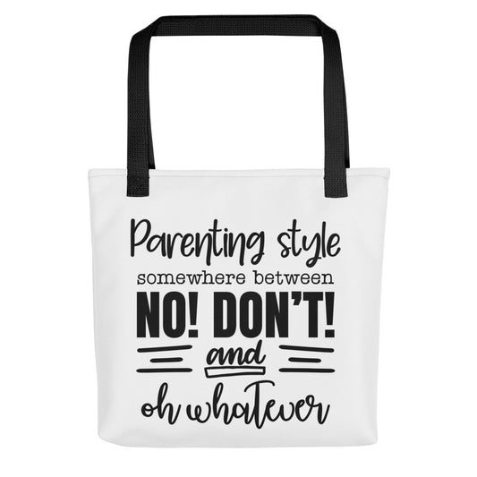 Parenting Style Tote bag