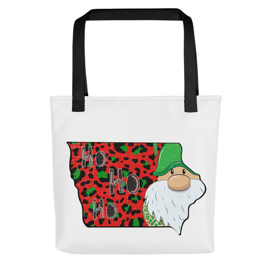 Iowa Christmas Elf Ho Ho Ho Tote bag