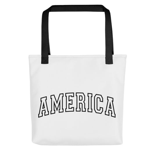 America Varsity Letters Tote bag