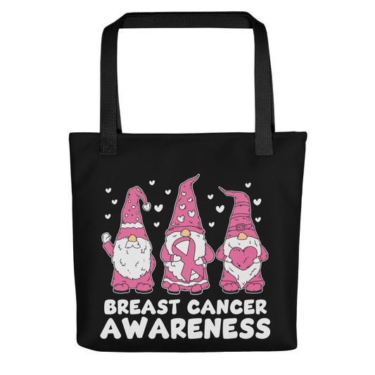 Breast Cancer Awareness Gnomes Tote bag