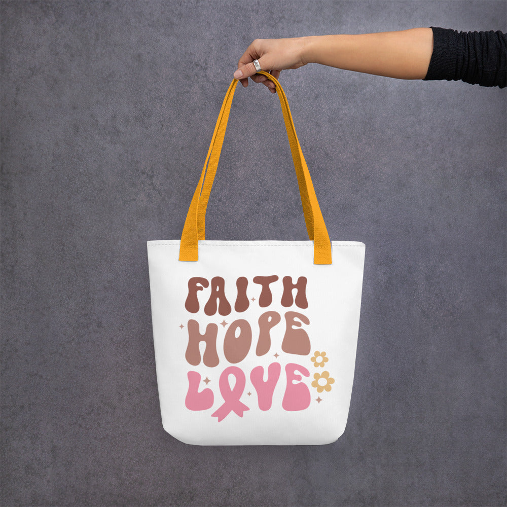 Faith Hope Love Tote bag