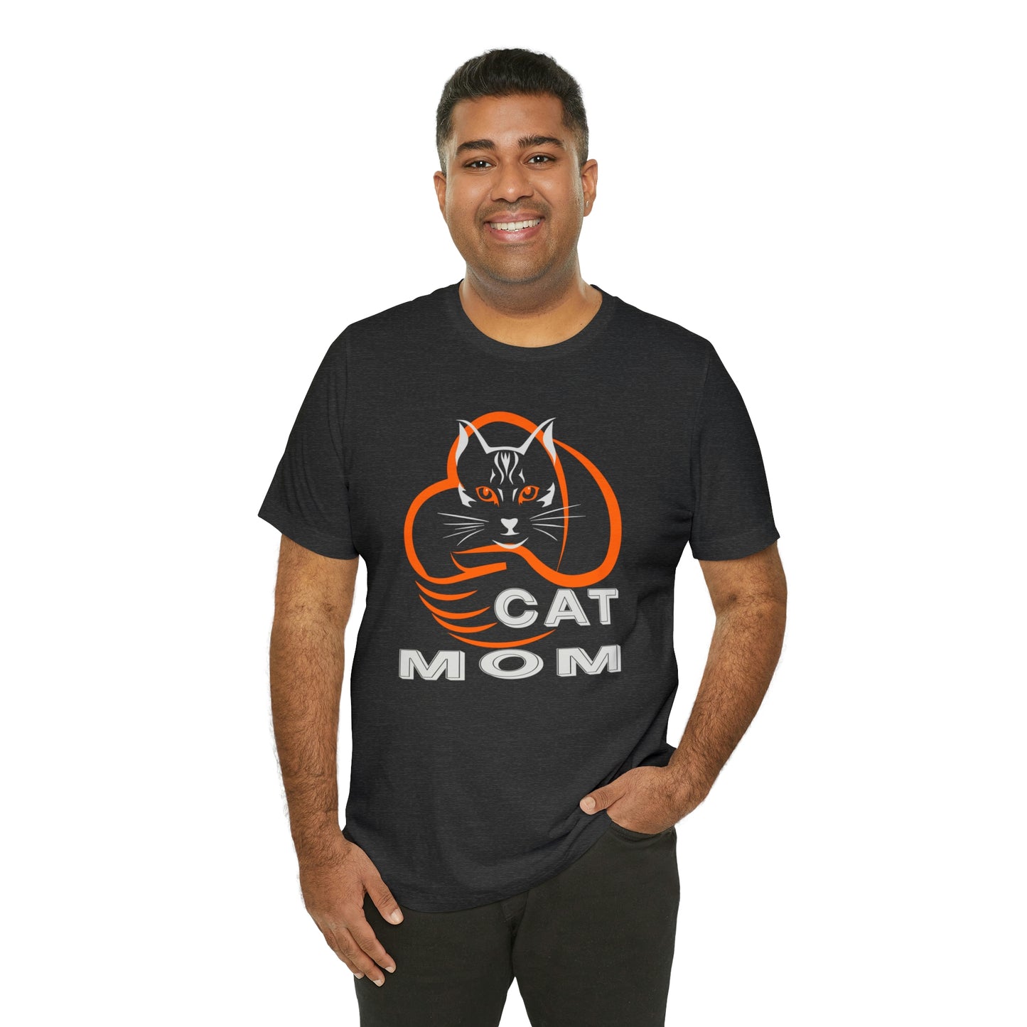 Cat Mom Short Sleeve T-shirt