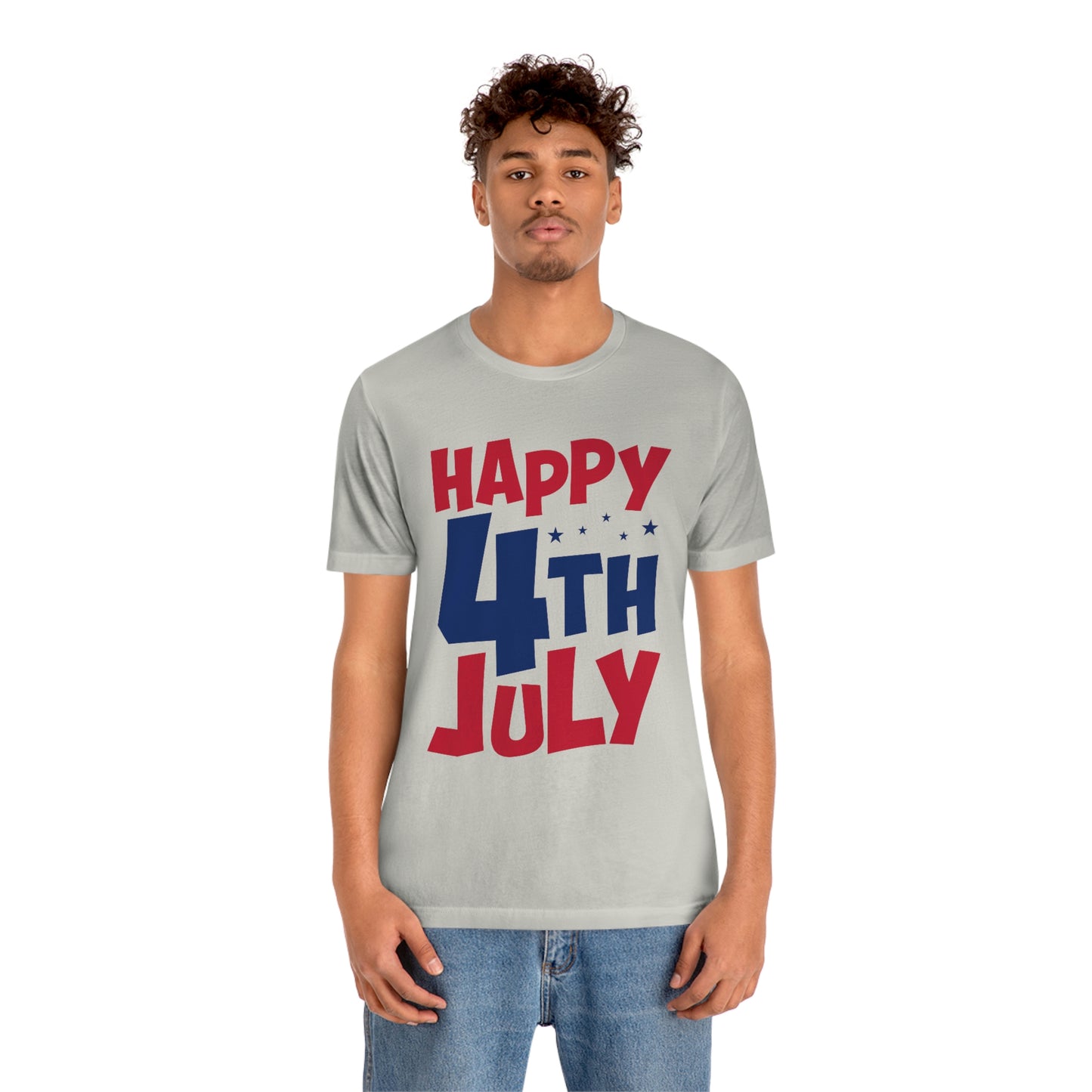 Happy 4th of July Unisex Jersey Short Sleeve Tee