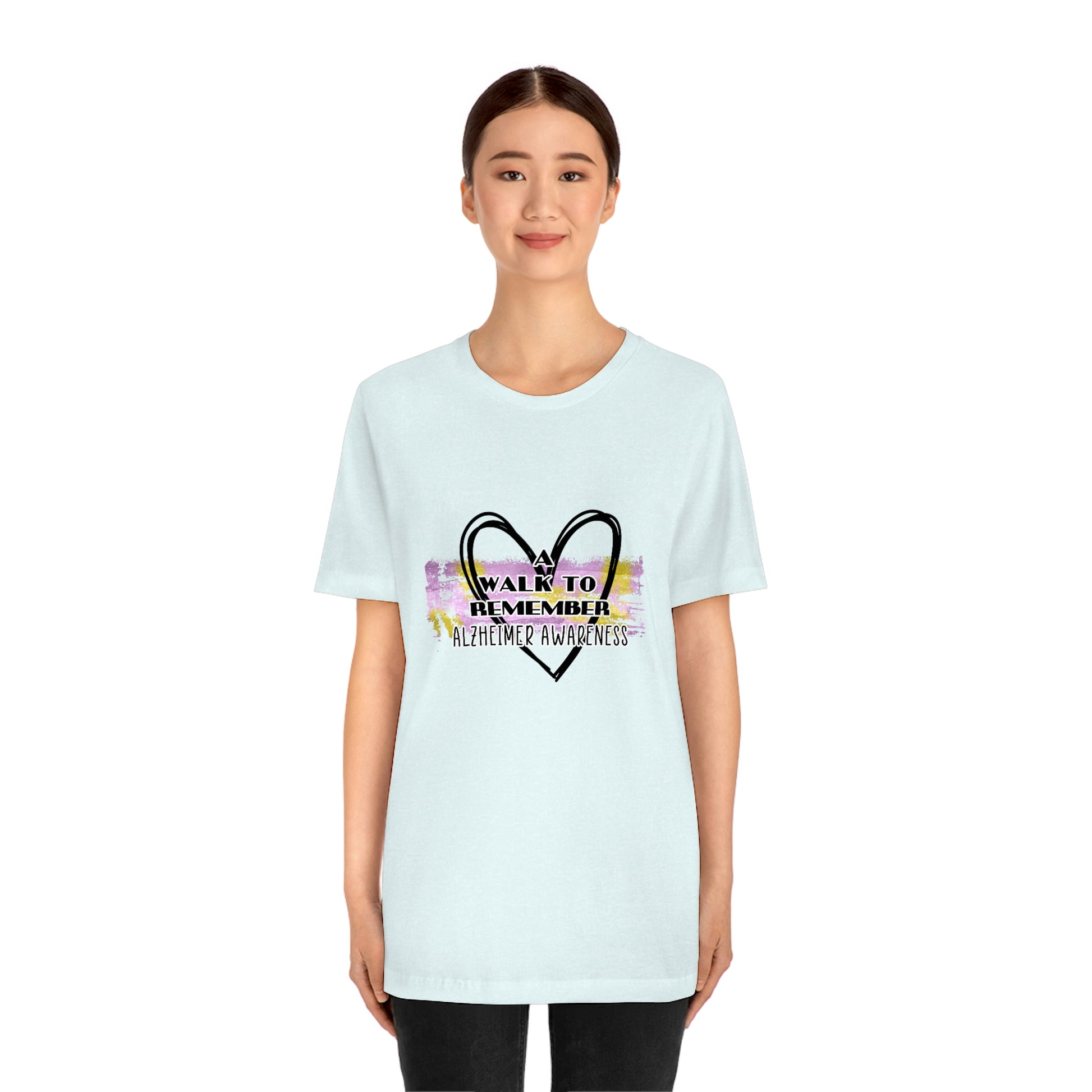 A Walk to Remember Alzheimer Awareness Unisex Jersey Short Sleeve Tee Tshirt T-shirt
