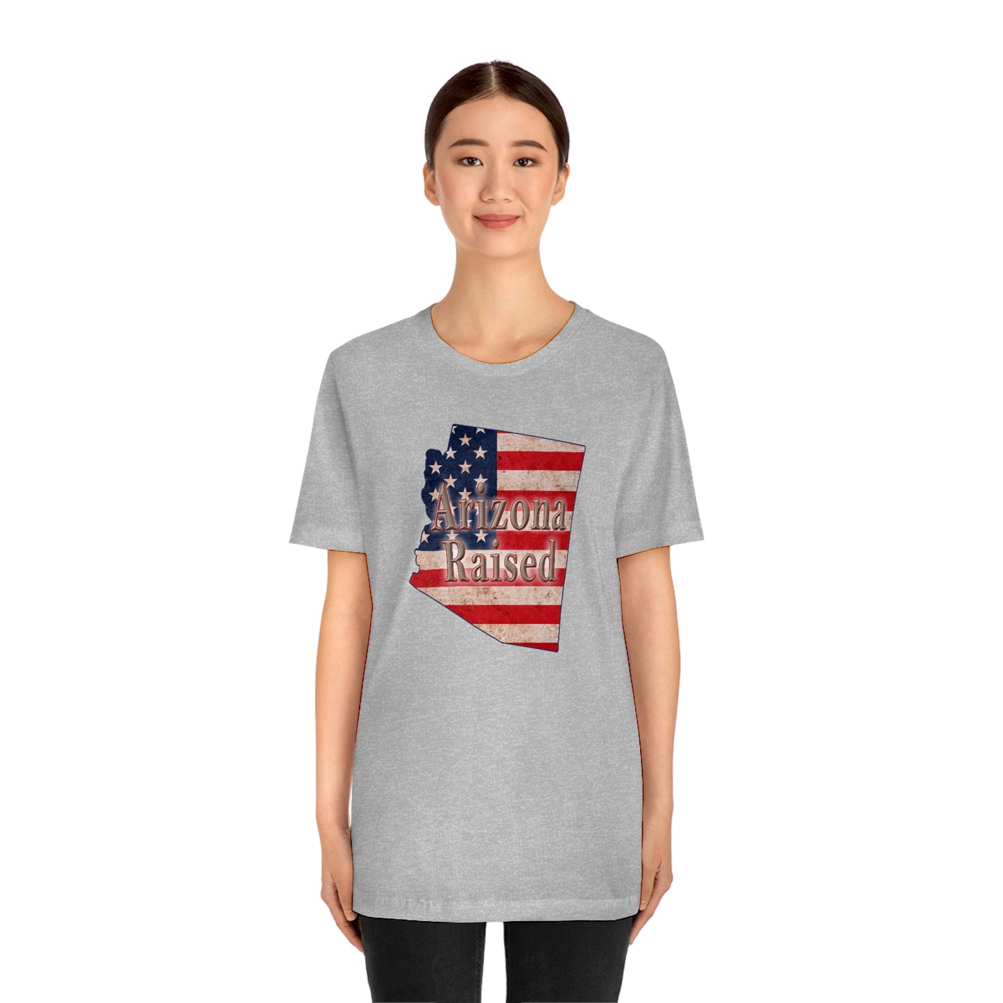 Arizona Raised Flag Unisex Jersey Short Sleeve Tee Tshirt T-shirt