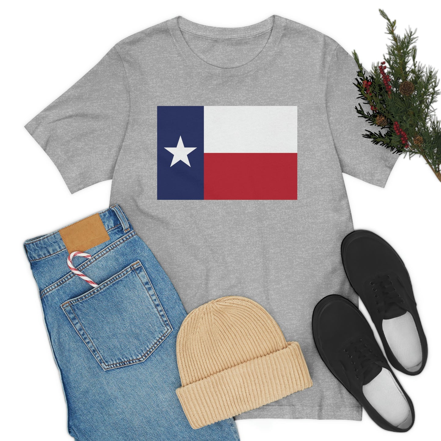 Texas Flag Unisex Jersey Short Sleeve Tee Tshirt T-shirt