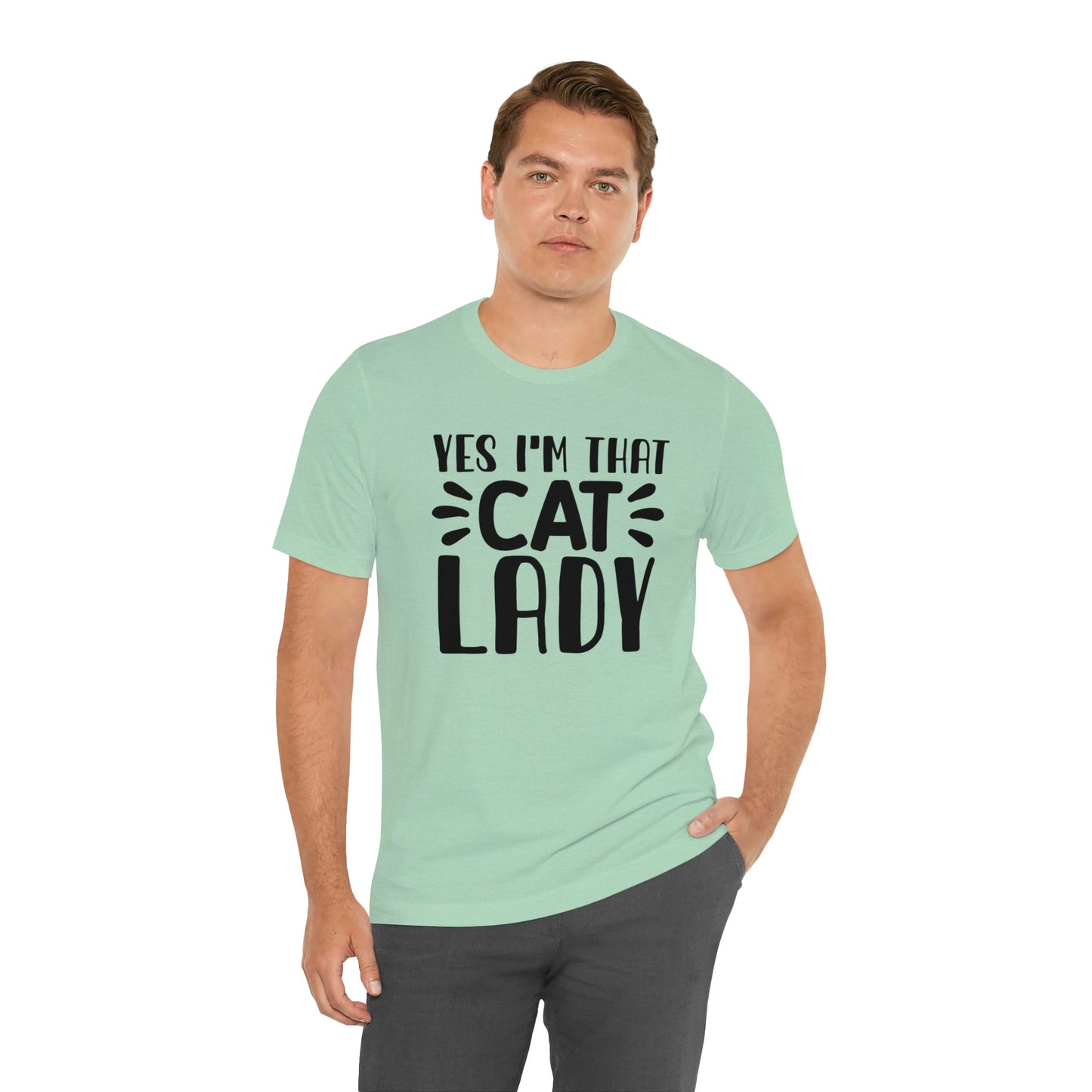 Yes I'm That Cat Lady Short Sleeve T-shirt