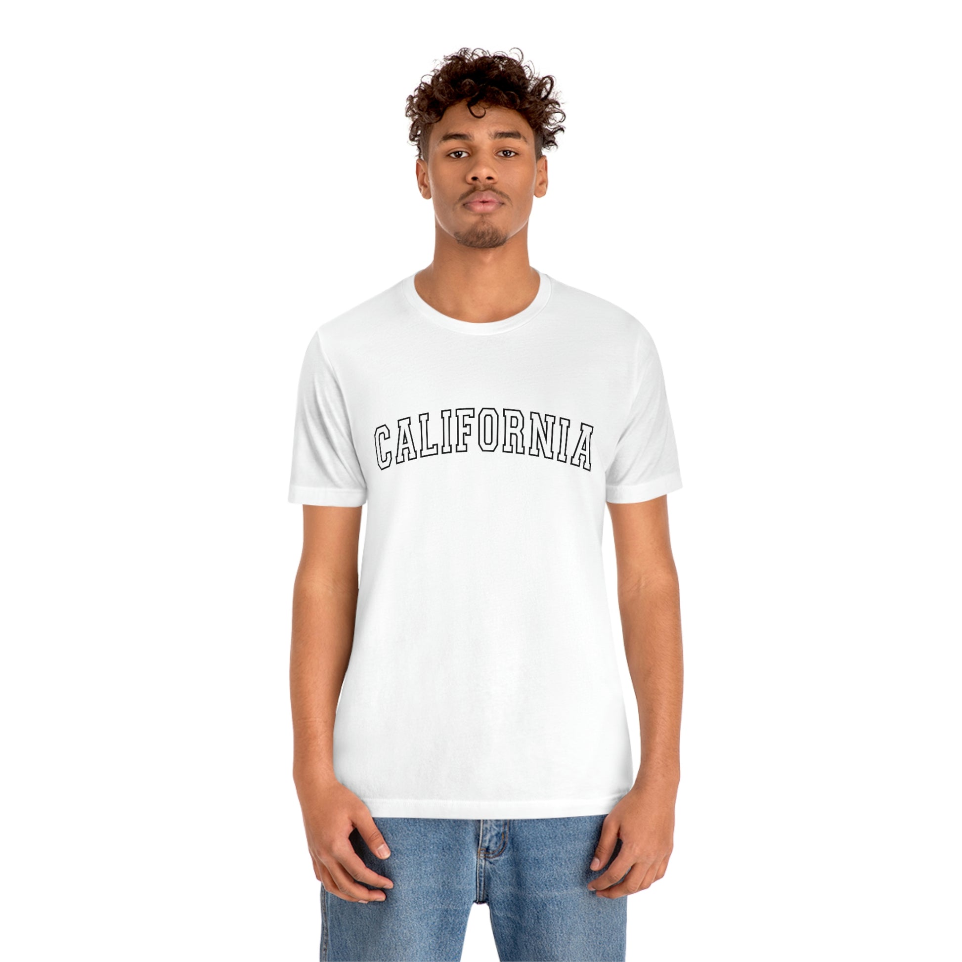 California Arch Varsity Letters Unisex Jersey Short Sleeve Tee Tshirt T-shirt
