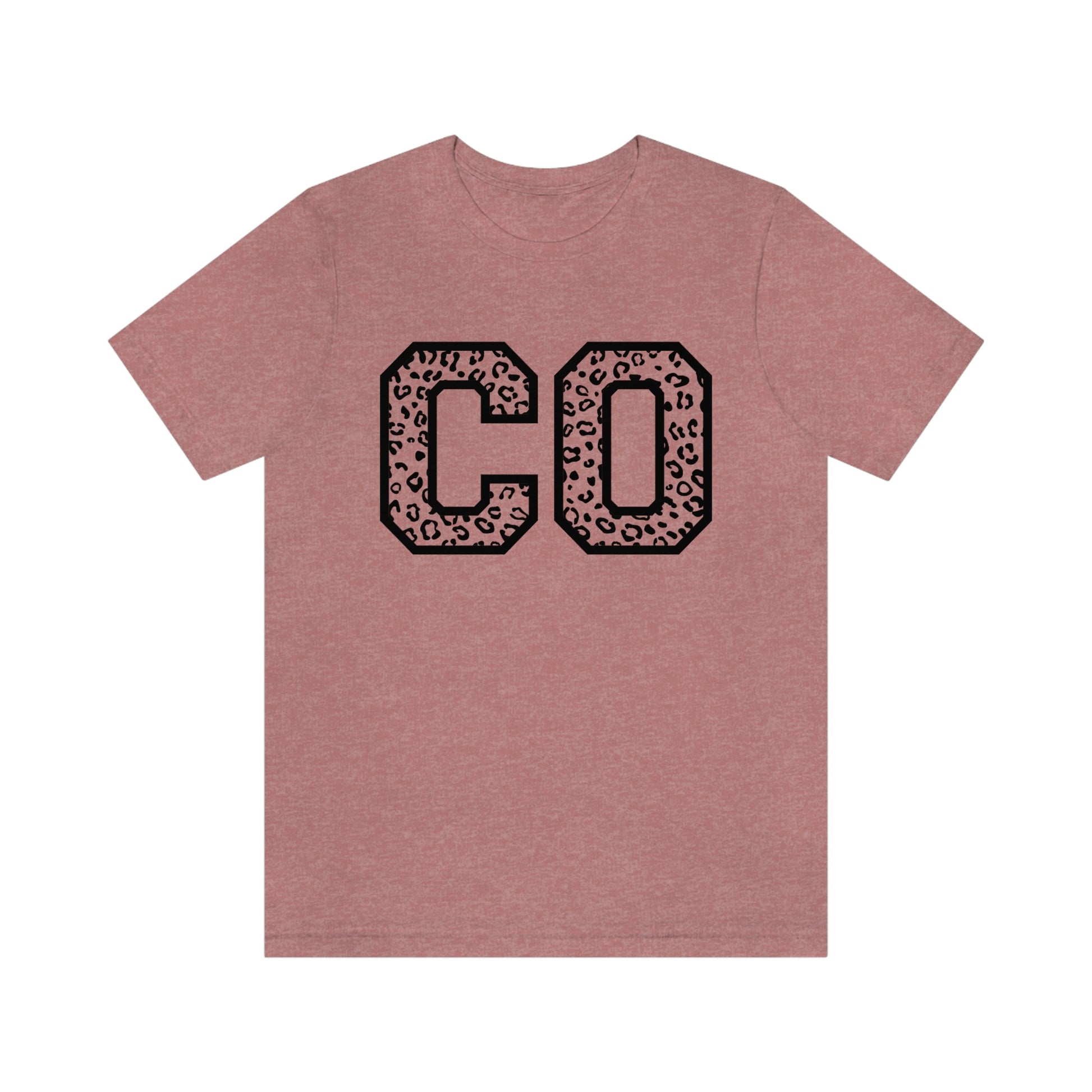 Colorado Leopard Print Unisex Jersey Short Sleeve Tee Tshirt T-shirt