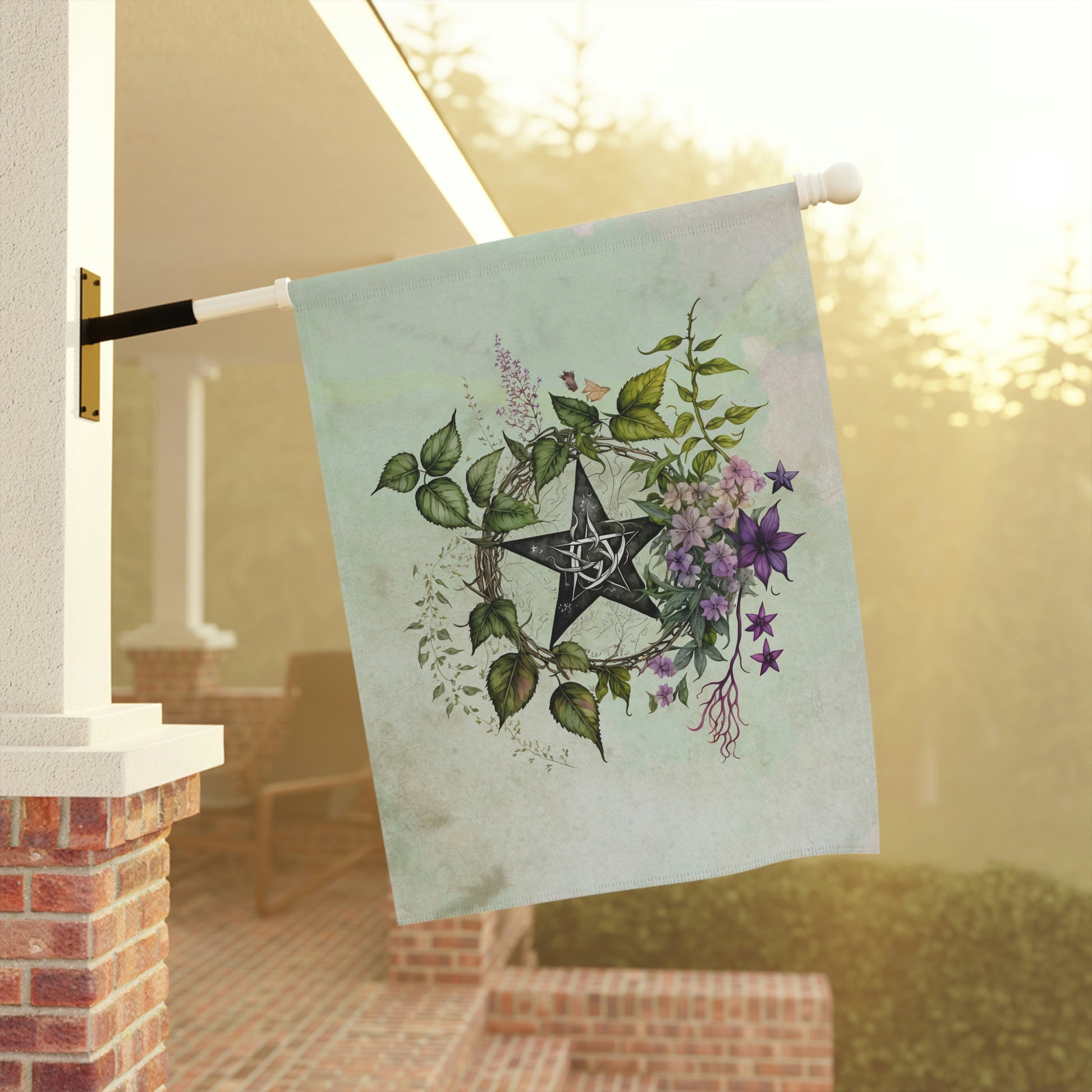 Spring Pentagram Garden & House Banner