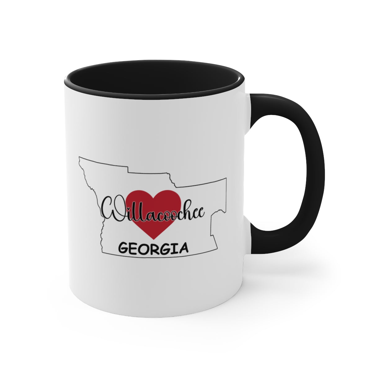 Willacoochee Georgia Accent Coffee Mug, 11oz