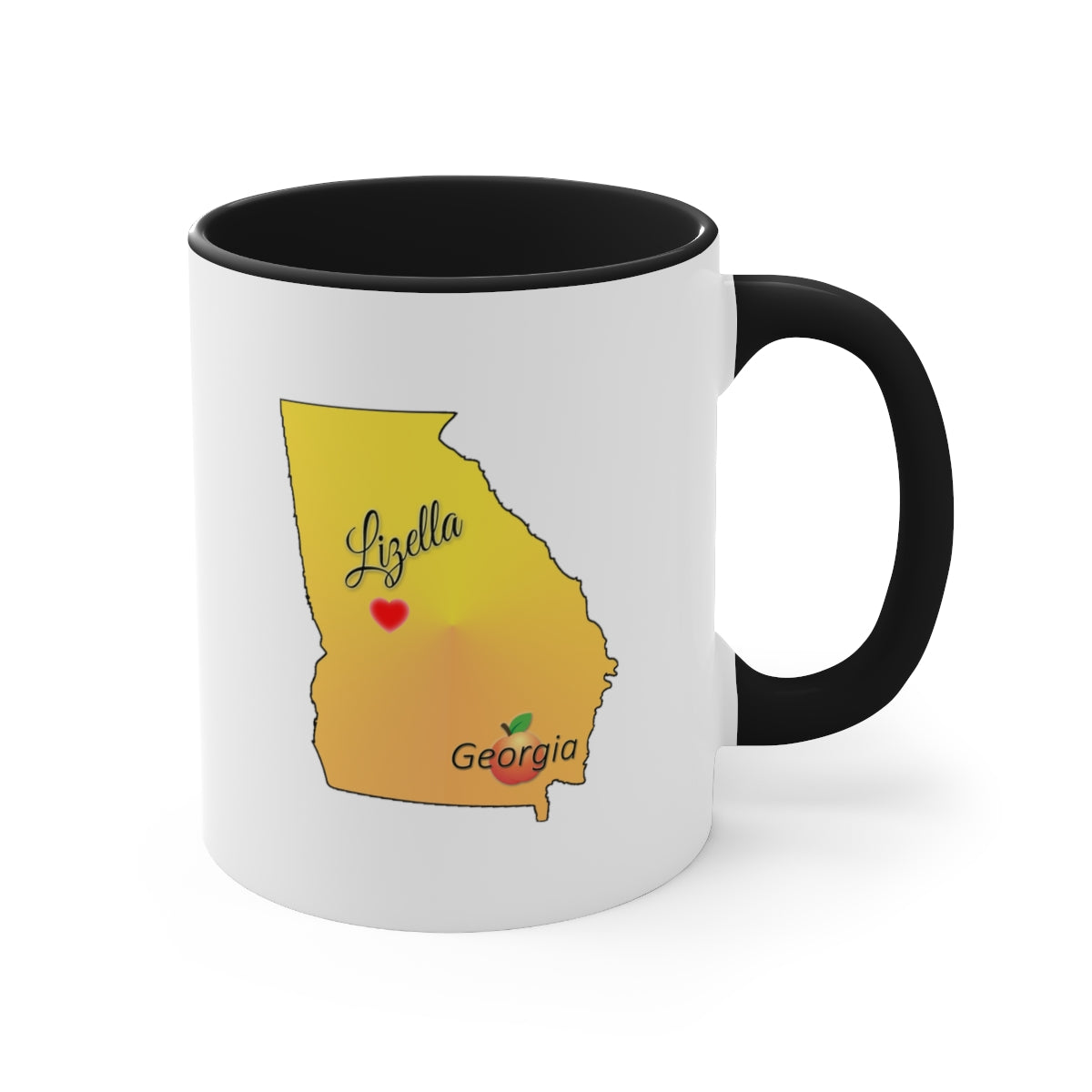 Lizella Georgia Accent Coffee Mug, 11oz