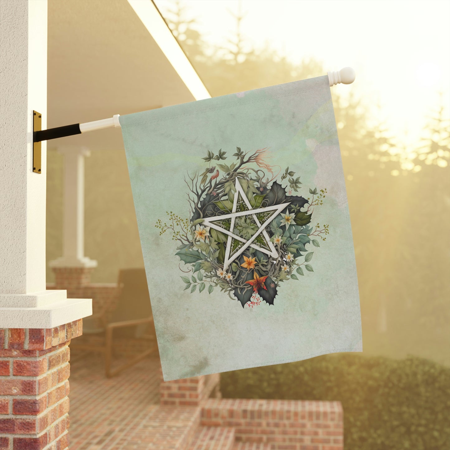 Spring Pentagram Garden & House Banner