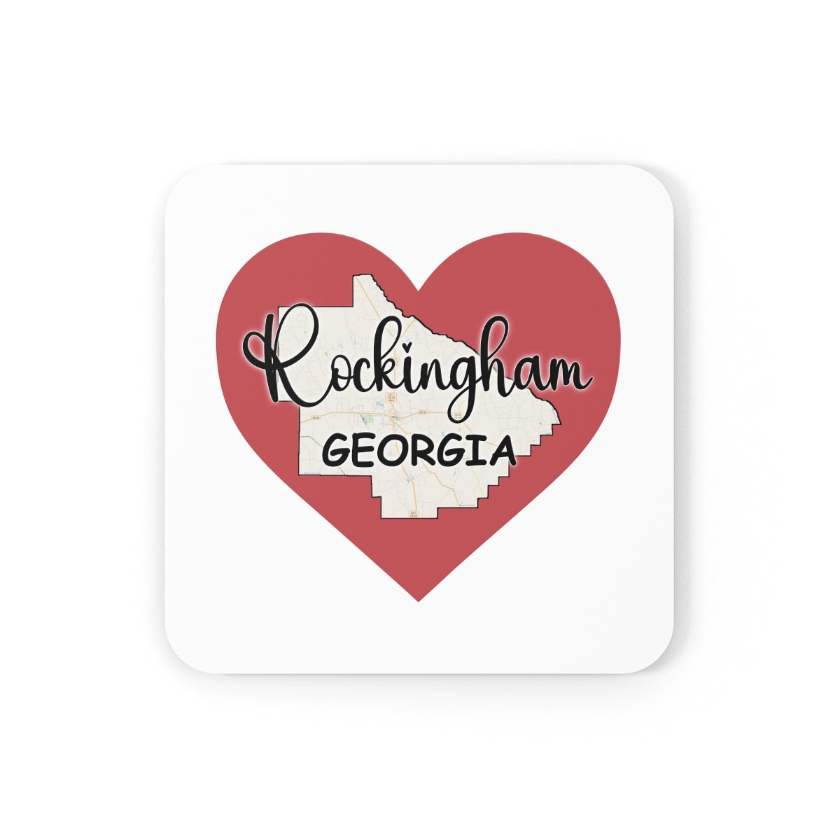 Rockingham Georgia Corkwood Coaster Set