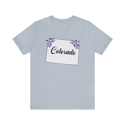 Colorado State Flower Short Sleeve T-shirt