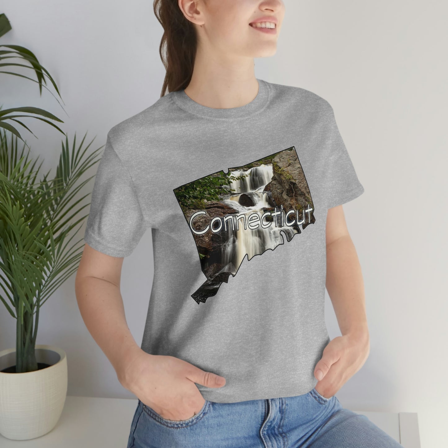 Connecticut Waterfall Unisex Jersey Short Sleeve T-shirt