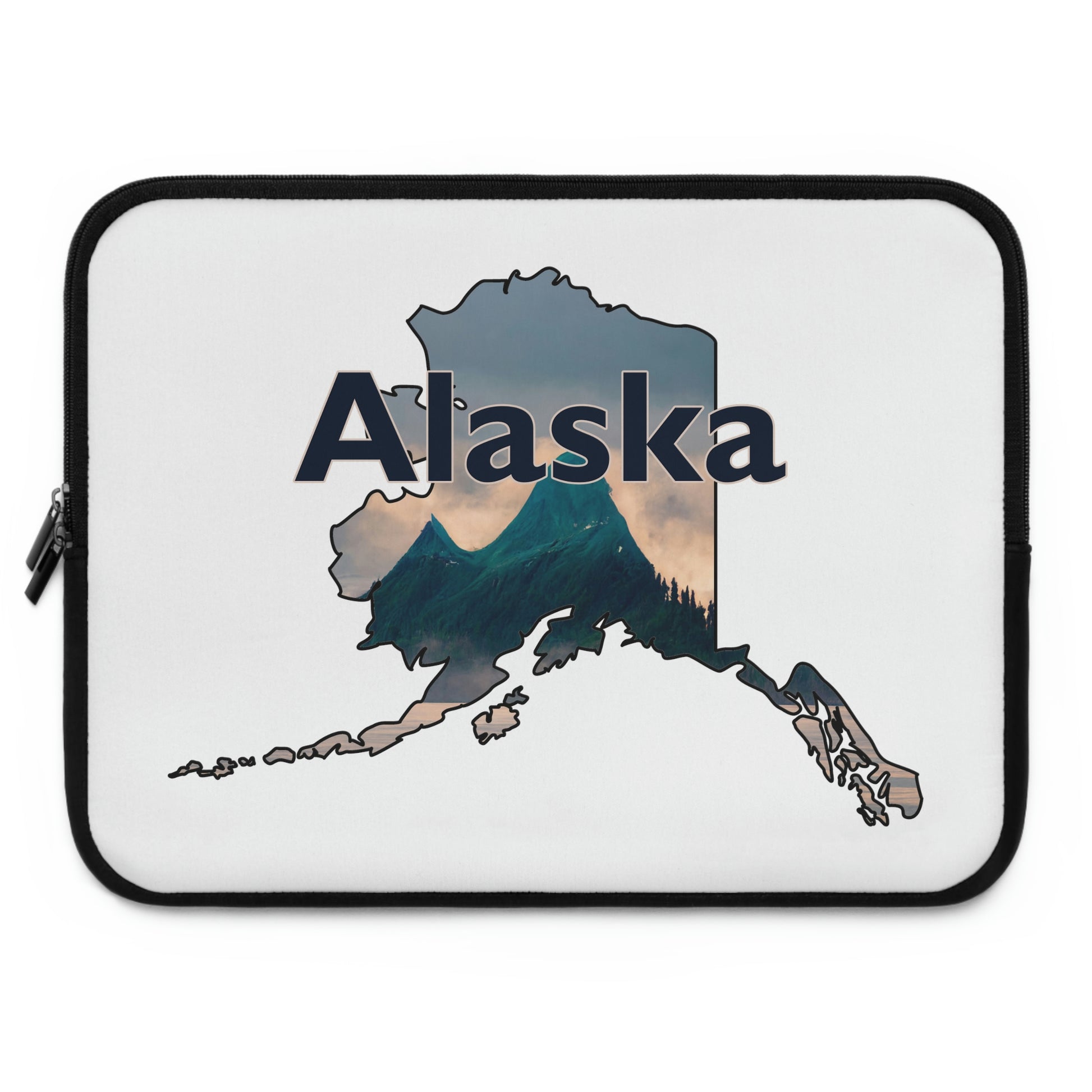 Alaska Mountain Scene Print Laptop Sleeve