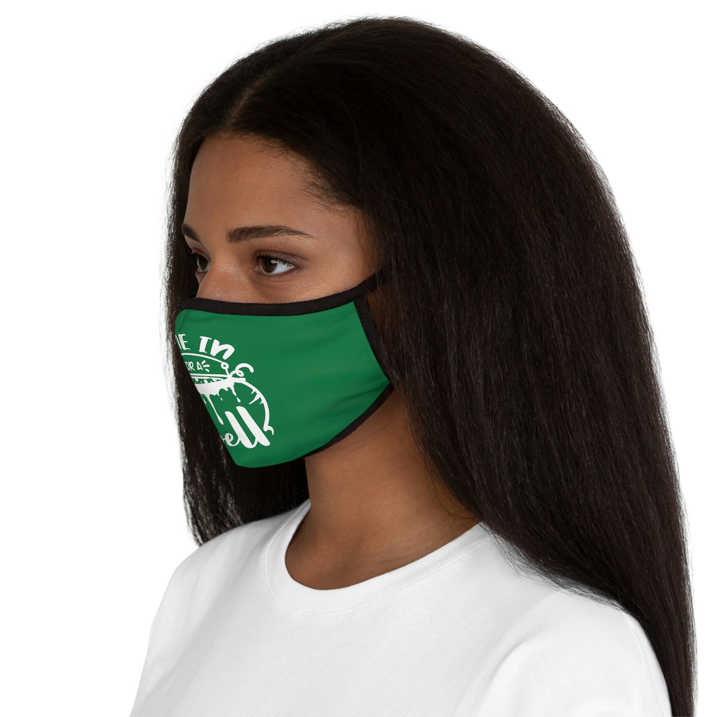 Come in for a Spell Fitted Polyester Face Mask