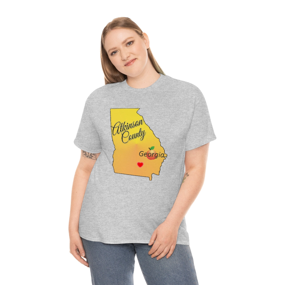 Atkinson County Georgia Unisex Heavy Cotton Tee