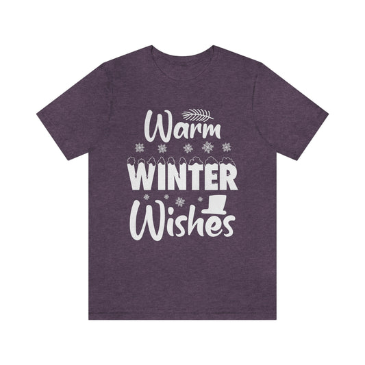 Warm Winter Wishes Unisex Jersey Short Sleeve Tee