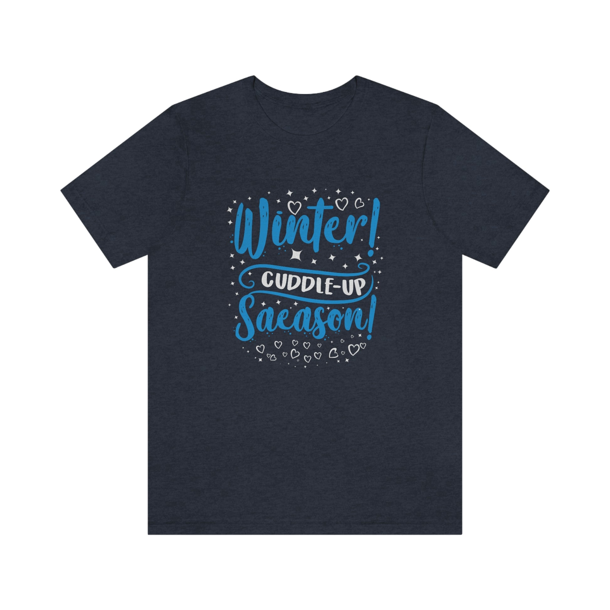 Winter Cuddle Up Season Print Unisex Jersey Short Sleeve Tee