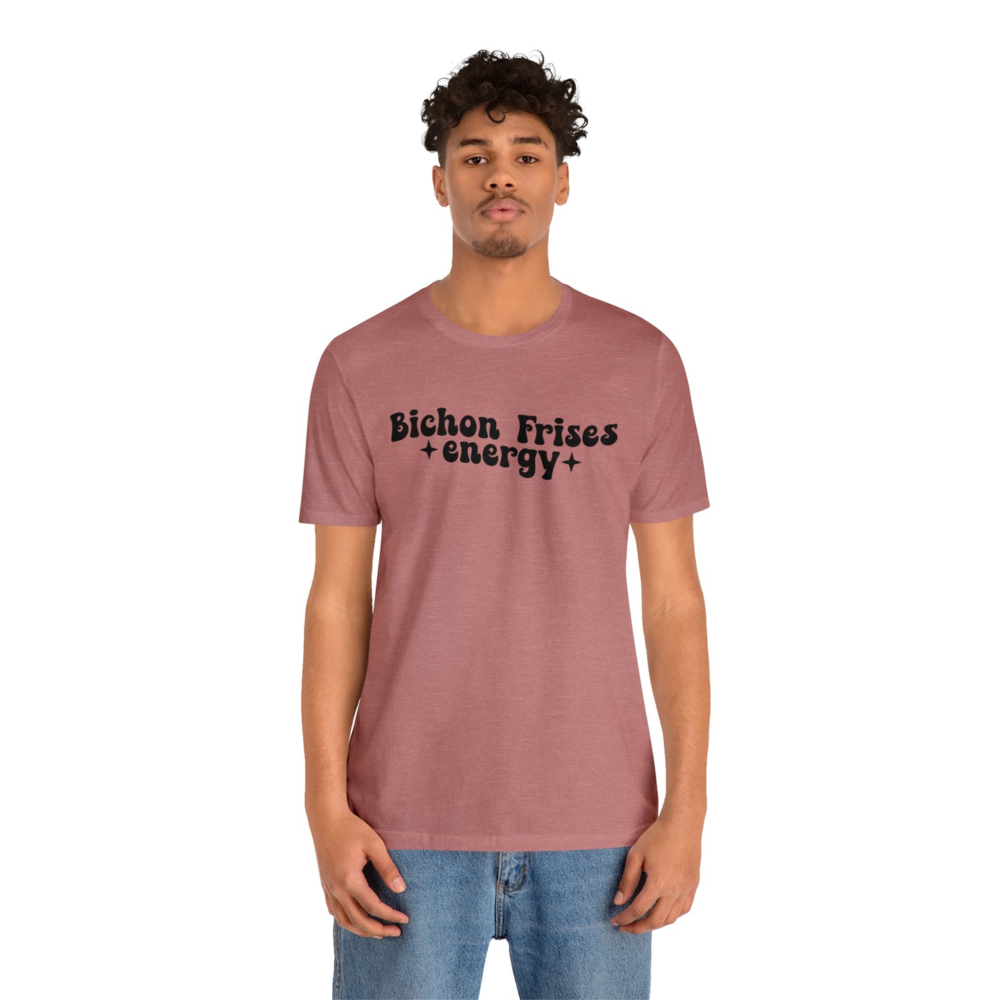 Bichon Frises Energy Dog Short Sleeve T-shirt