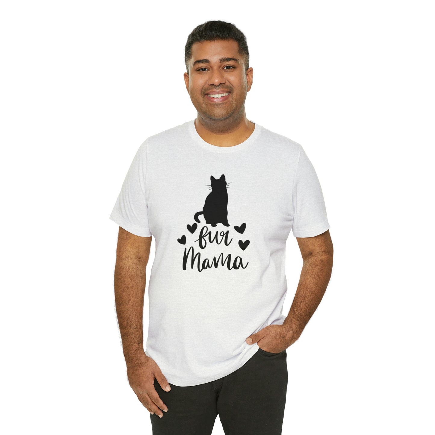 Fur Mama Cat Short Sleeve T-shirt