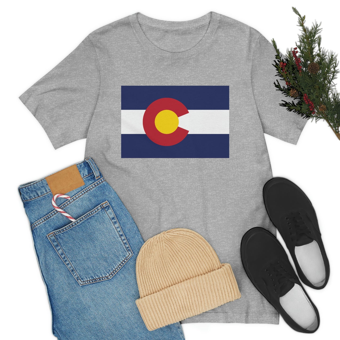 Colorado Flag Unisex Jersey Short Sleeve Tee Tshirt T-shirt