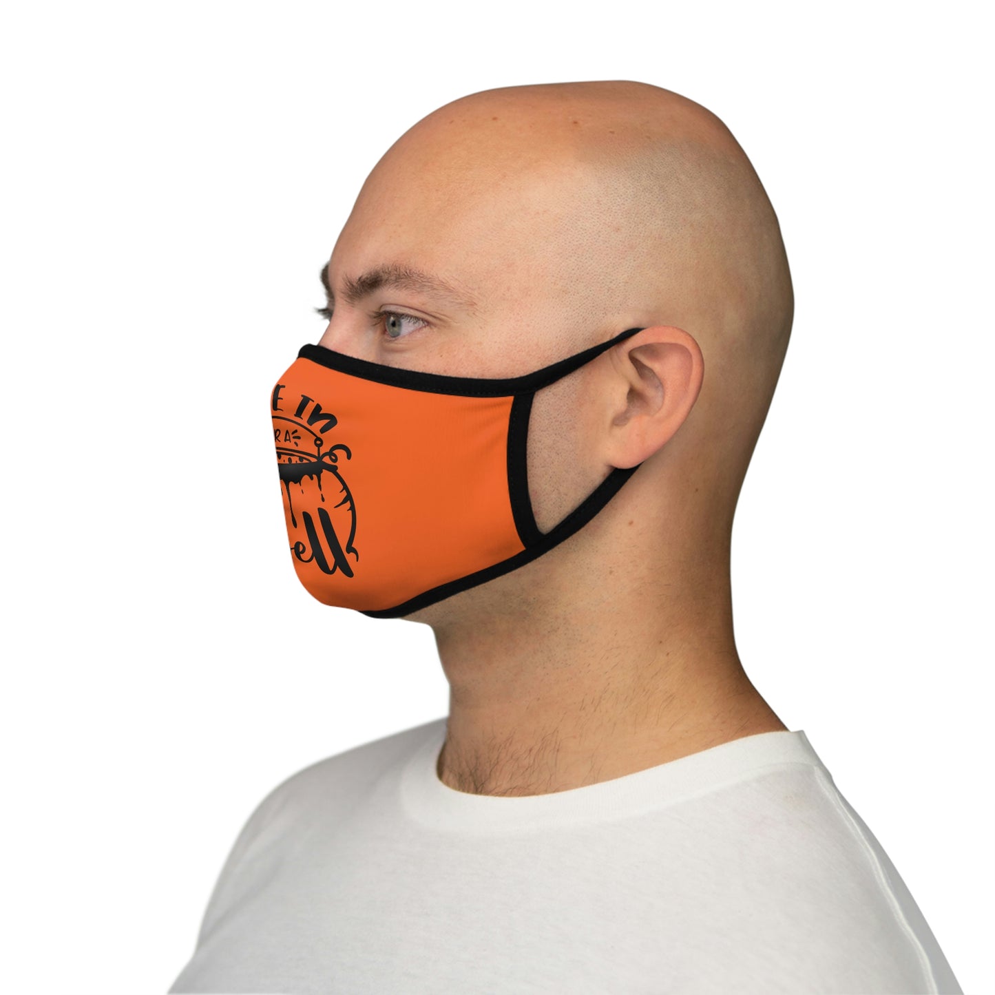 Come in for a Spell Fitted Polyester Face Mask