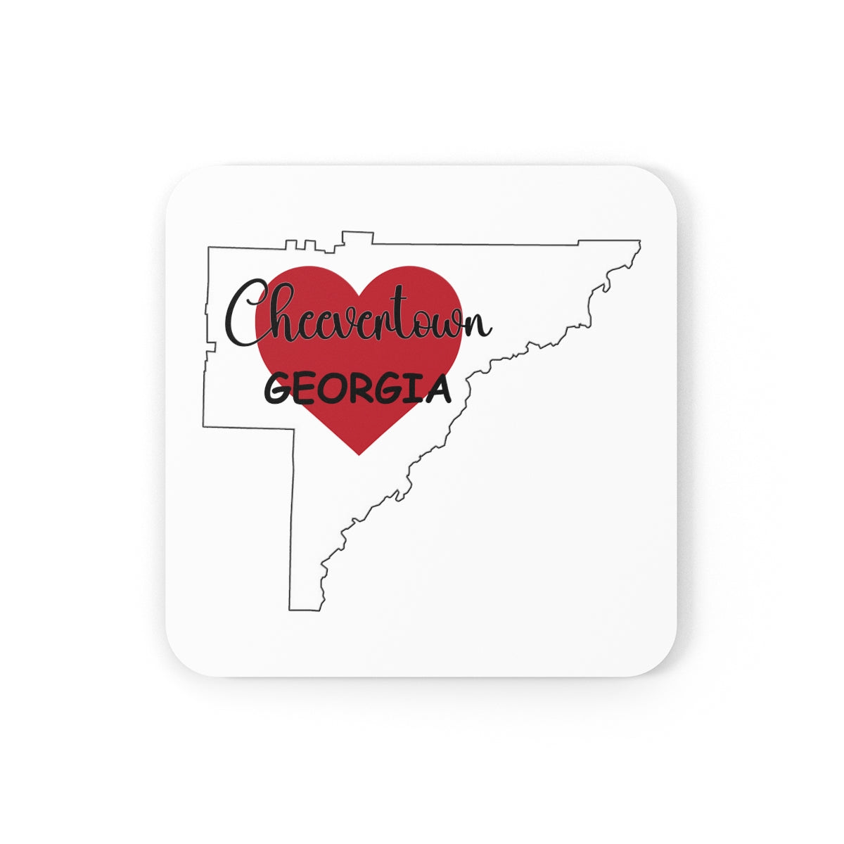 Cheevertown Georgia Corkwood Coaster Set